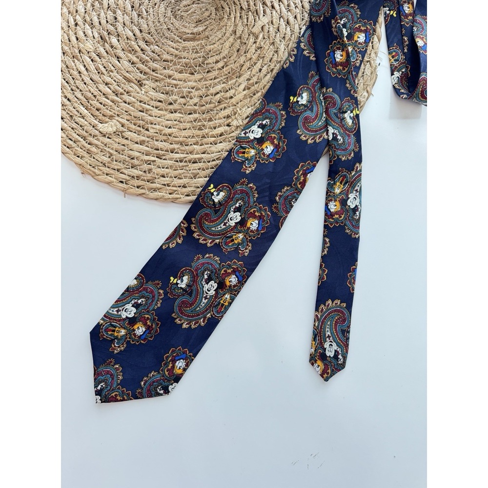 Disney Mickey Mouse & Friends Paisley Tie Mickey Unlimited, Navy‎ blue